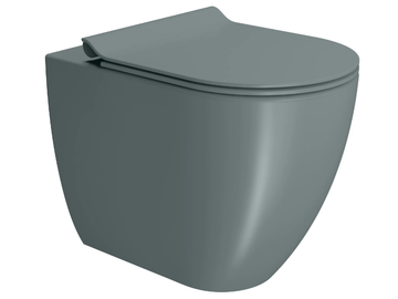 COLOR ELEMENTS 55X36 - Floor mounted ceramic toilet by GSI ceramica - view 2